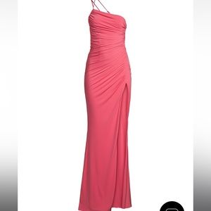 Katie May Winnipeg One-Shoulder Ruched Gown